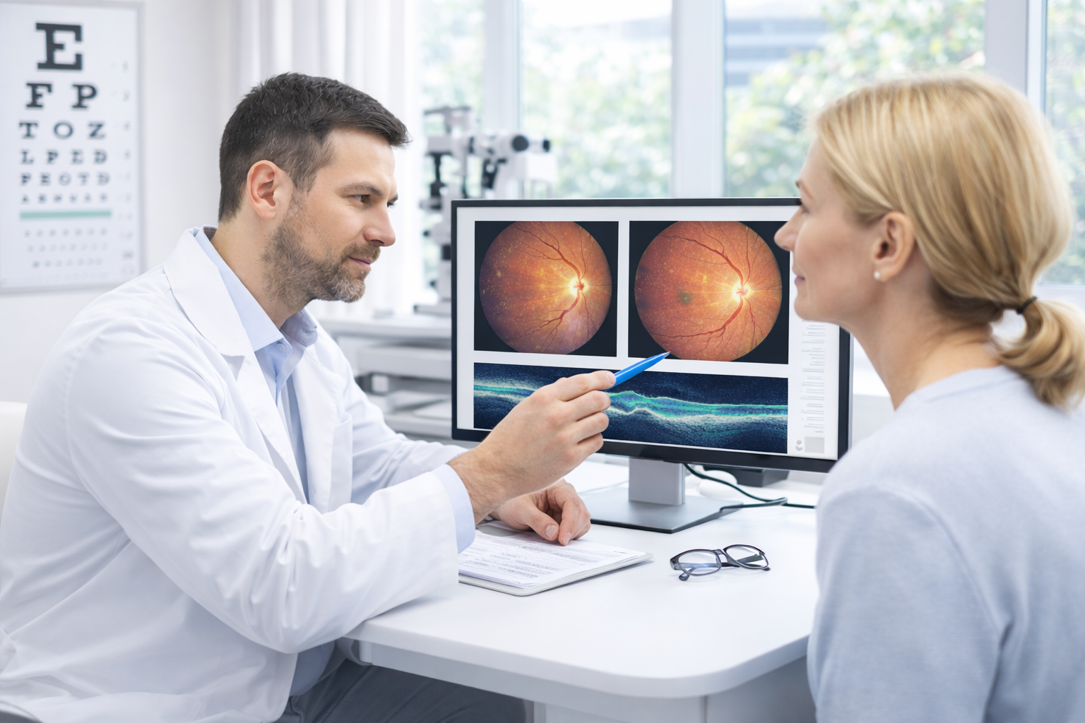 Контрольный осмотр (консультация) врача-офтальмолога после проведенного интравитреального / субтенонового введения лекарственного препарата