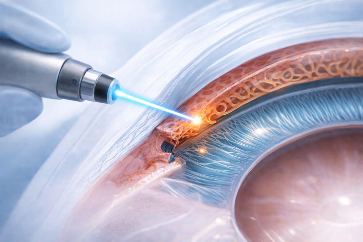 Лечение глаукомы лазергониопластикой