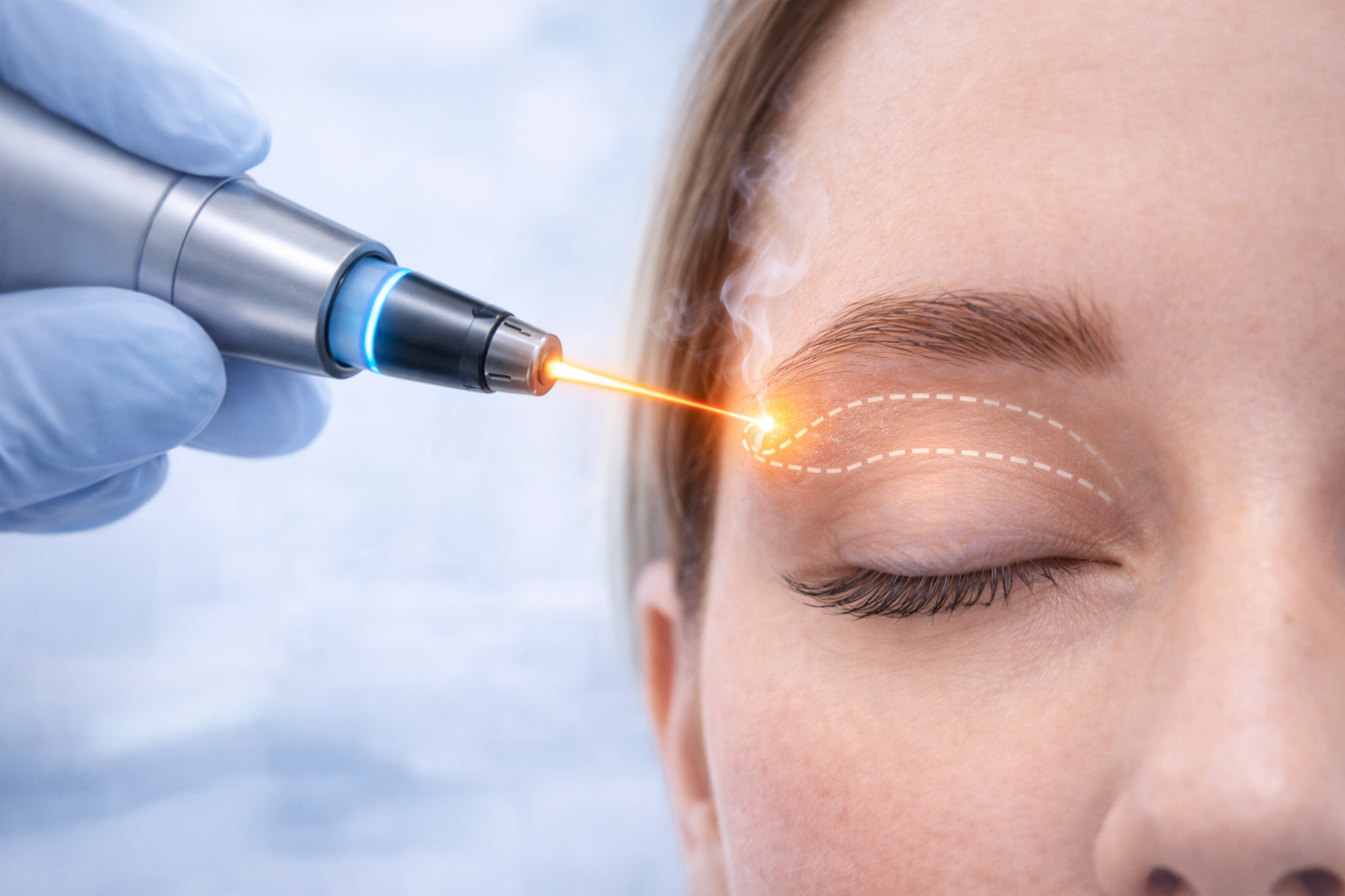 Стоимость лазерного удаления ткани век