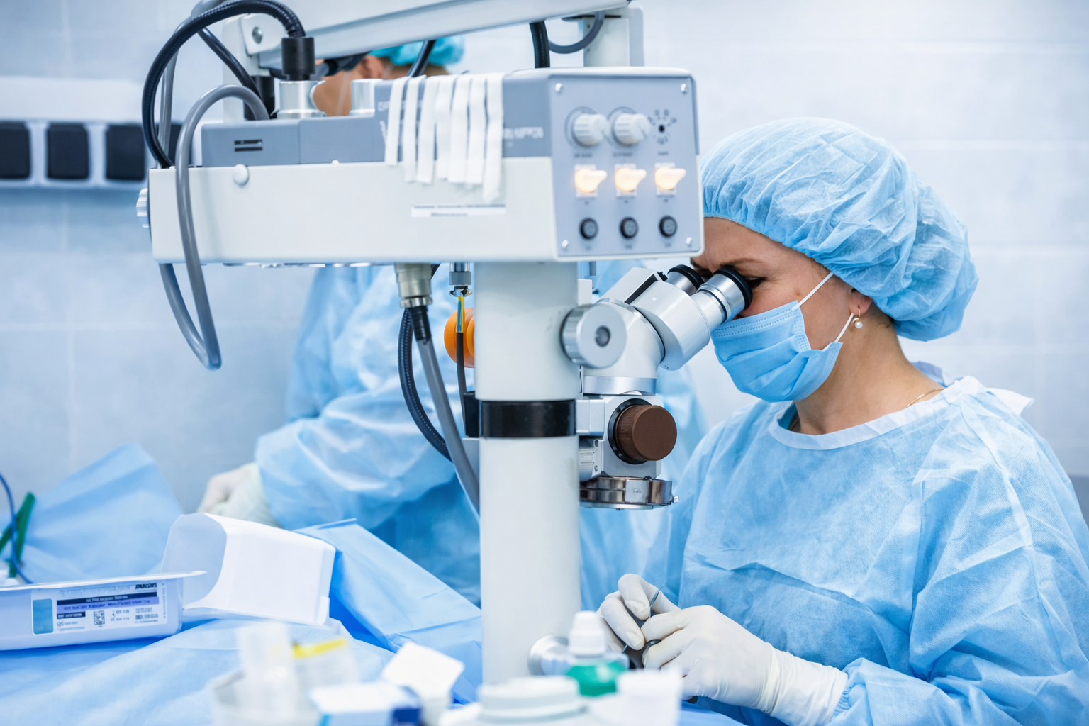 Операция катаракты с мультифокальной торической ИОЛ (США: Vivity Toric, PanOptix Toric)