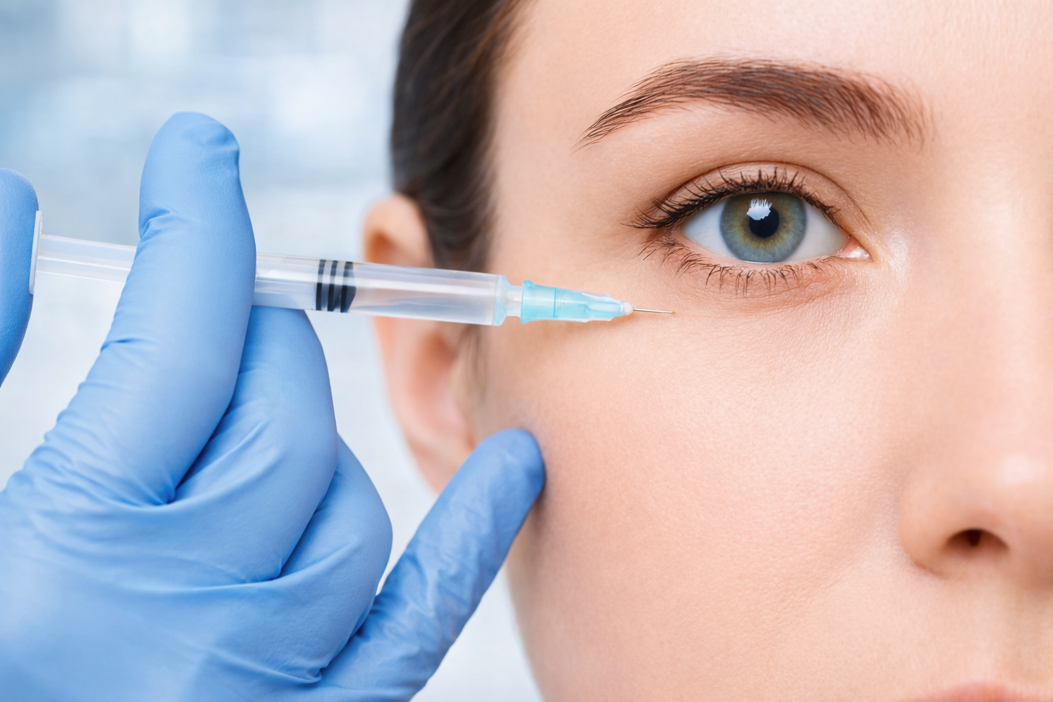 Курс парабульбарных инъекций препарата Гемаза